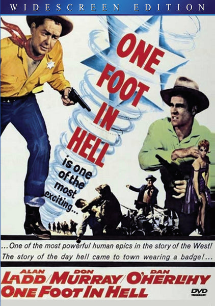 Buy Online One Foot in Hell (1960) - DVD - Alan Ladd,, Don Murray | Best Shop for Old classic and hard to find movies on DVD - Timeless Classic DVD
