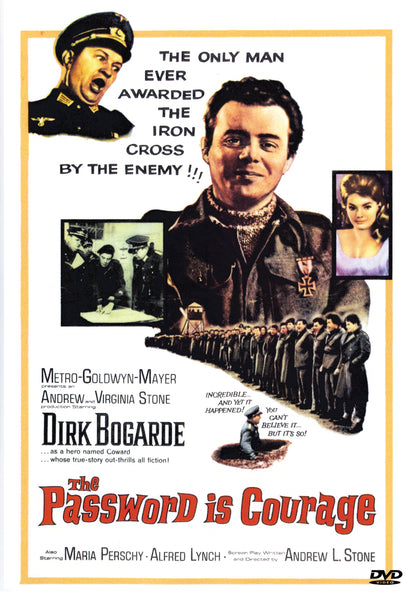 Buy Online The Password Is Courage (1962) - DVD - Dirk Bogarde, Maria Perschy | Best Shop for Old classic and hard to find movies on DVD - Timeless Classic DVD