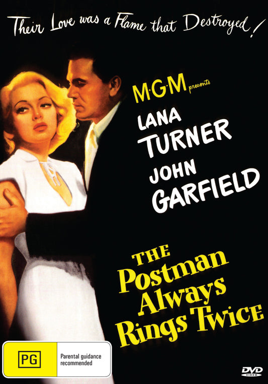 Buy Online The Postman Always Rings Twice (1946) - DVD - Lana Turner, John Garfield | Best Shop for Old classic and hard to find movies on DVD - Timeless Classic DVD