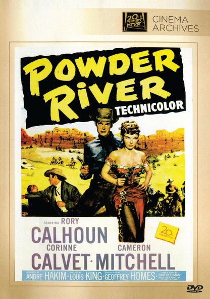 Buy Online Powder River (1953) - DVD - Rory Calhoun, Corinne Calvet | Best Shop for Old classic and hard to find movies on DVD - Timeless Classic DVD