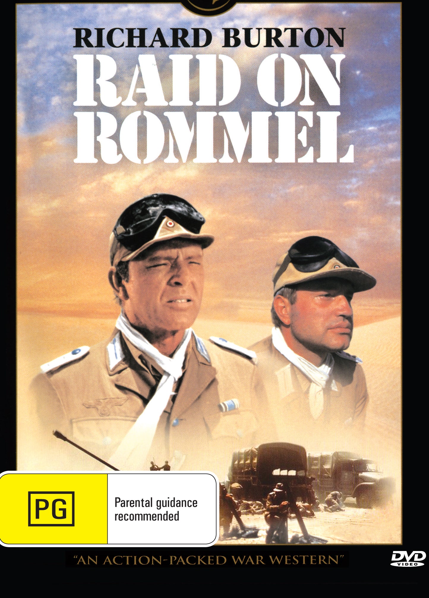 Buy Online Raid on Rommel (1971) - DVD - Richard Burton, John Colicos | Best Shop for Old classic and hard to find movies on DVD - Timeless Classic DVD