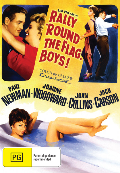 Buy Online Rally 'Round the Flag, Boys! (1958) - DVD - Paul Newman, Joanne Woodward | Best Shop for Old classic and hard to find movies on DVD - Timeless Classic DVD