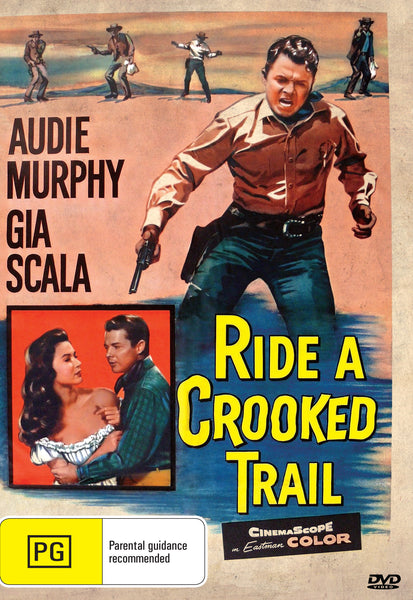 Buy Online Ride a Crooked Trail (1958) - DVD - Audie Murphy, Gia Scala | Best Shop for Old classic and hard to find movies on DVD - Timeless Classic DVD