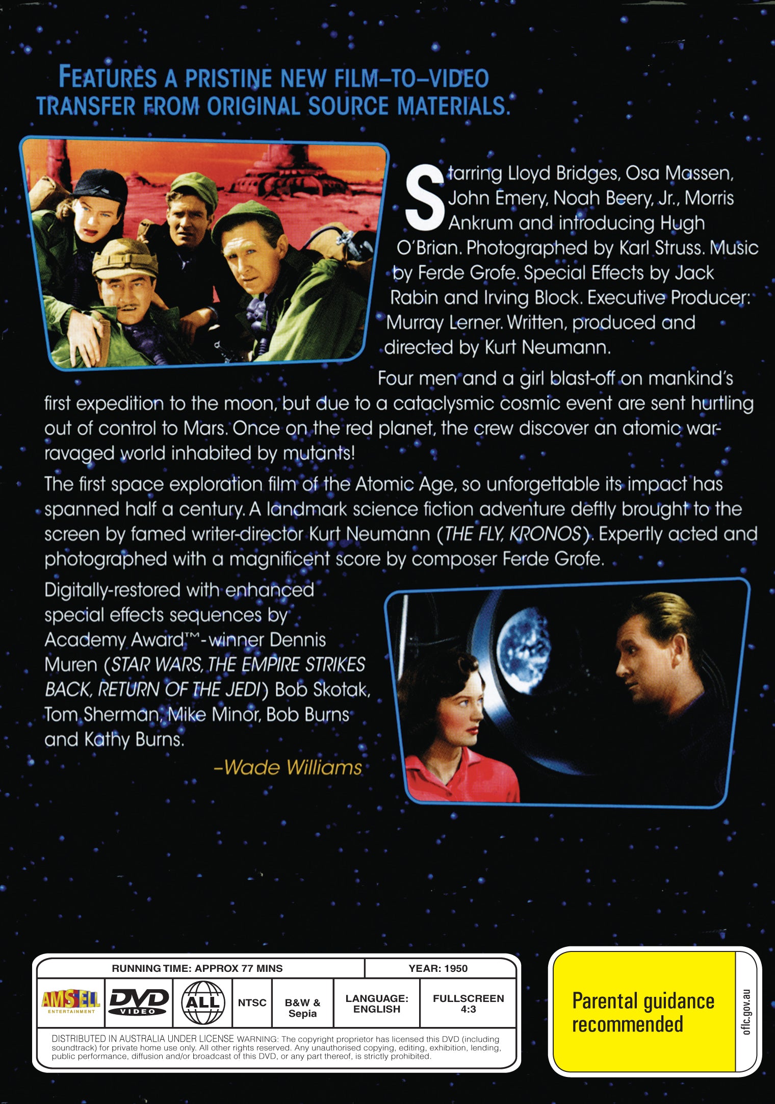 Buy Online Rocketship X-M (1950)  - DVD - Lloyd Bridges, Osa Massen | Best Shop for Old classic and hard to find movies on DVD - Timeless Classic DVD