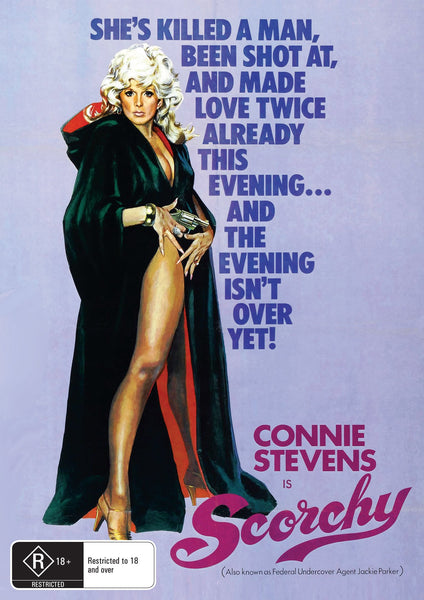Buy Online Scorchy (1976) - DVD - Connie Stevens, Cesare Danova | Best Shop for Old classic and hard to find movies on DVD - Timeless Classic DVD
