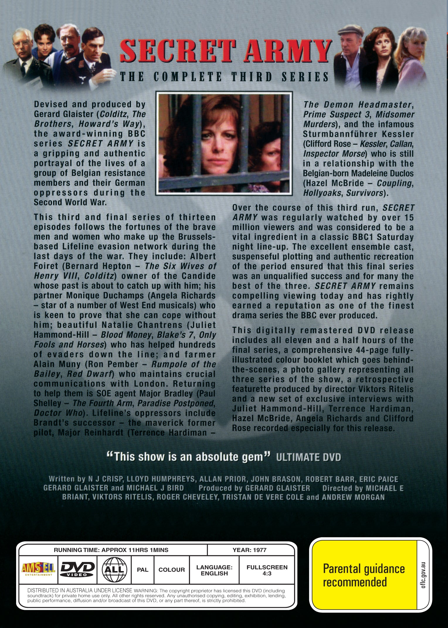 Buy Online Secret Army  (1979) Third Series - DVD - Bernard Hepton, Angela Richards | Best Shop for Old classic and hard to find movies on DVD - Timeless Classic DVD