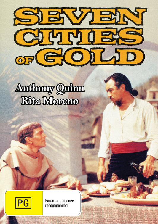 Buy Online Seven Cities of Gold (1955) - DVD - Richard Egan, Anthony Quinn | Best Shop for Old classic and hard to find movies on DVD - Timeless Classic DVD