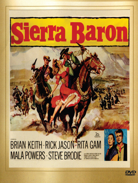 Buy Online Sierra Baron (1958) - DVD - Brian Keith, Rick Jason | Best Shop for Old classic and hard to find movies on DVD - Timeless Classic DVD