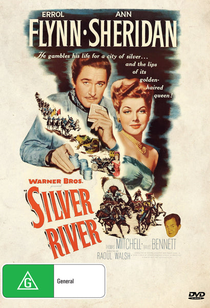 Buy Online Silver River (1948) - DVD - Errol Flynn, Ann Sheridan | Best Shop for Old classic and hard to find movies on DVD - Timeless Classic DVD
