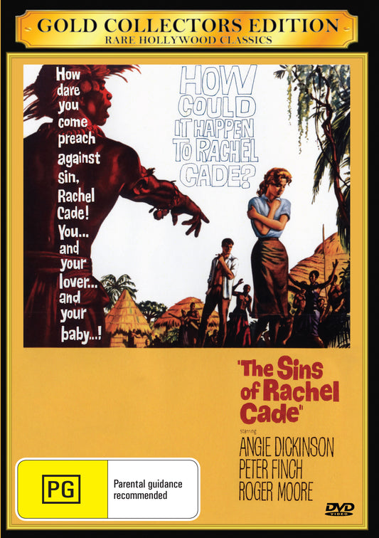 Buy Online The Sins of Rachel Cade (1961) - DVD - Angie Dickinson, Peter Finch, Roger Moore | Best Shop for Old classic and hard to find movies on DVD - Timeless Classic DVD