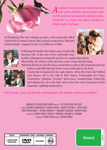 Buy Online The Slipper and the Rose (1976) - DVD - Richard Chamberlain, Gemma Craven | Best Shop for Old classic and hard to find movies on DVD - Timeless Classic DVD