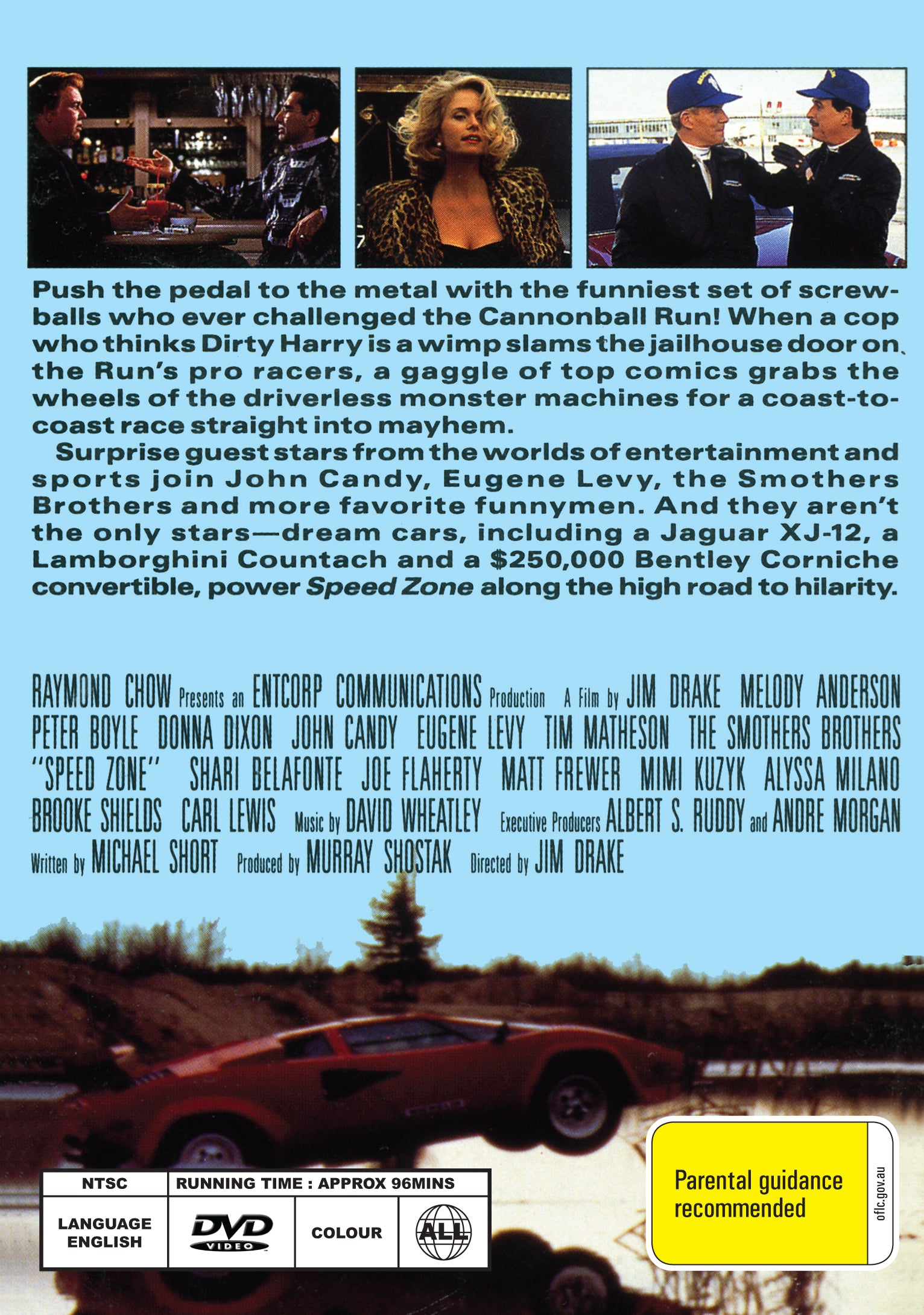 SPEED ZONE aka CANNONBALL RUN 3 Peter Boyle John Candy Car