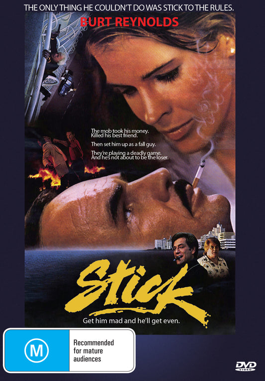 Buy Online Stick (1985) - DVD - Burt Reynolds, Candice Bergen | Best Shop for Old classic and hard to find movies on DVD - Timeless Classic DVD