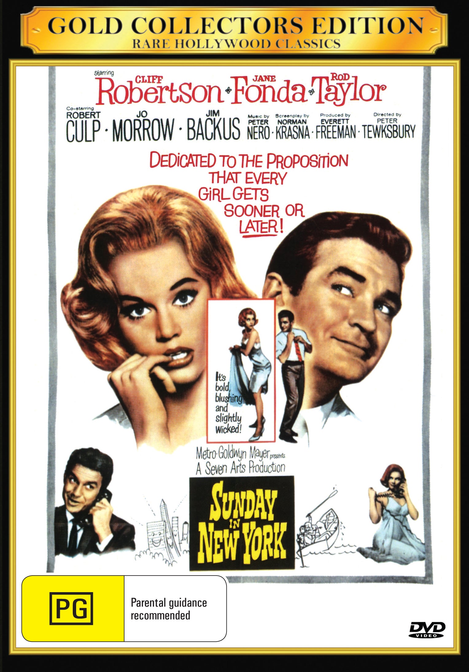 Buy Online Sunday in New York (1963) - DVD - Rod Taylor, Jane Fonda | Best Shop for Old classic and hard to find movies on DVD - Timeless Classic DVD