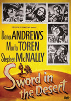Buy Online Sword in the Desert (1949) - DVD - Dana Andrews, Märta Torén, Stephen McNally | Best Shop for Old classic and hard to find movies on DVD - Timeless Classic DVD