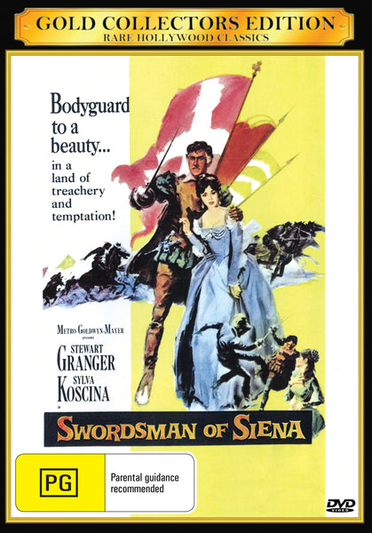 Buy Online Swordsman of Siena (1962) - DVD - Stewart Granger, Sylva Koscina | Best Shop for Old classic and hard to find movies on DVD - Timeless Classic DVD