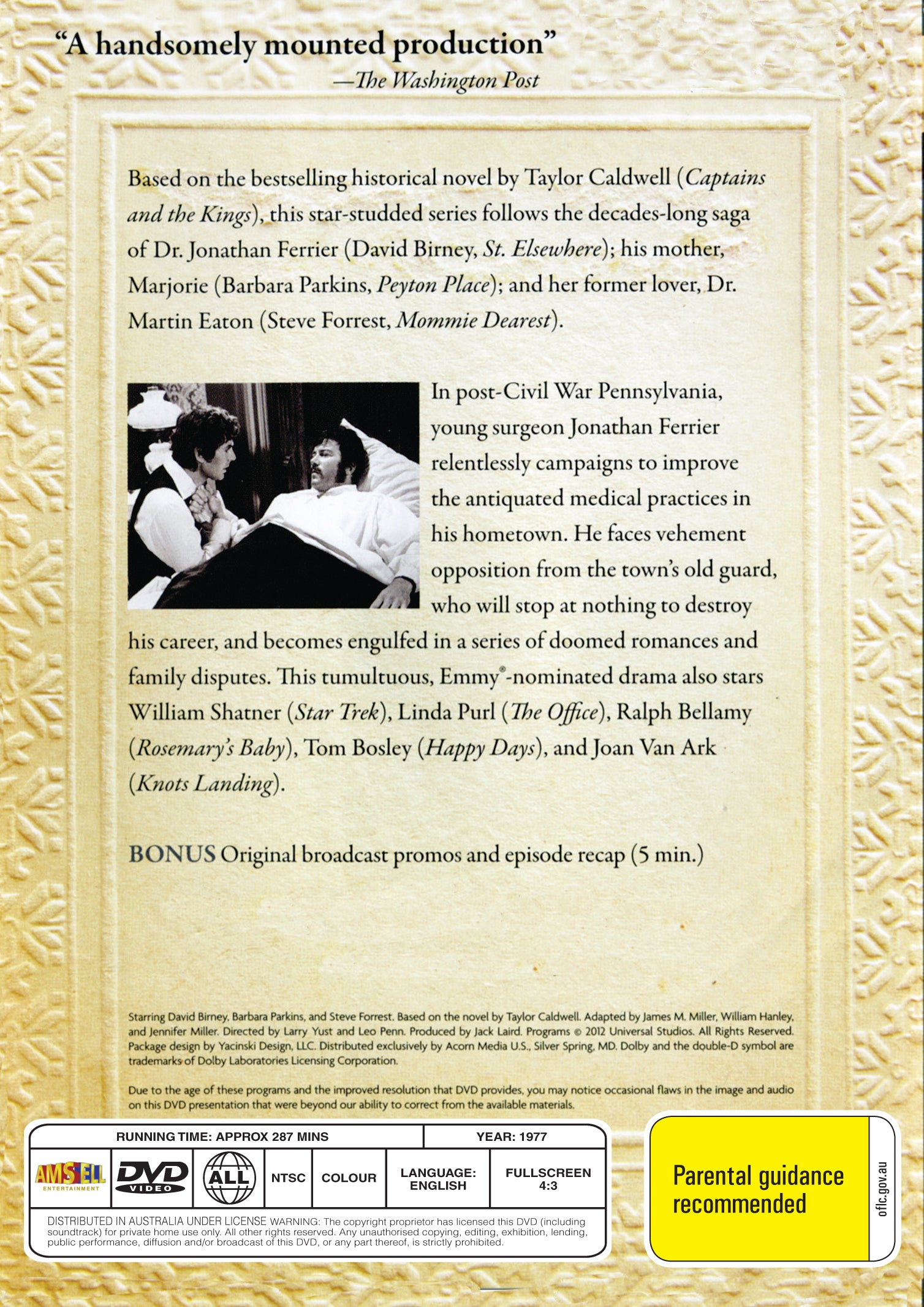 Buy Online Testimony of Two Men (1977)  - DVD - David Birney, Barbara Parkins | Best Shop for Old classic and hard to find movies on DVD - Timeless Classic DVD