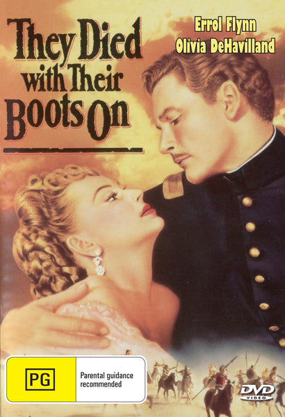 Buy Online They Died with Their Boots On (1941) - DVD - Errol Flynn, Olivia de Havilland | Best Shop for Old classic and hard to find movies on DVD - Timeless Classic DVD