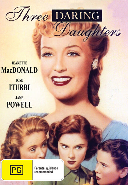 Buy Online Three Daring Daughters (1948) - DVD - Jeanette MacDonald, José Iturbi | Best Shop for Old classic and hard to find movies on DVD - Timeless Classic DVD