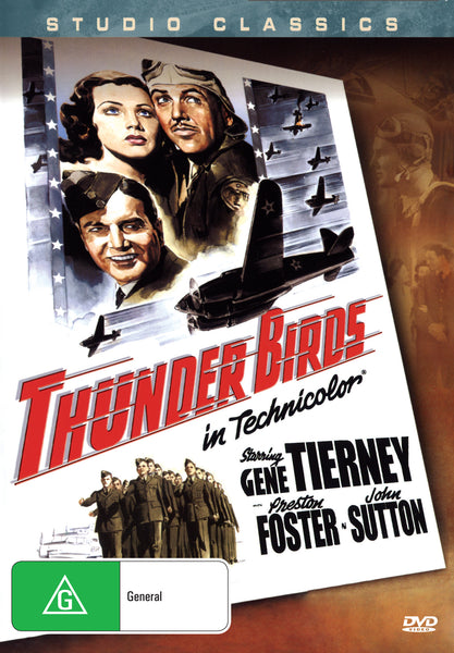 Buy Online Thunder Birds - DVD - Gene Tierney, Preston Foster | Best Shop for Old classic and hard to find movies on DVD - Timeless Classic DVD