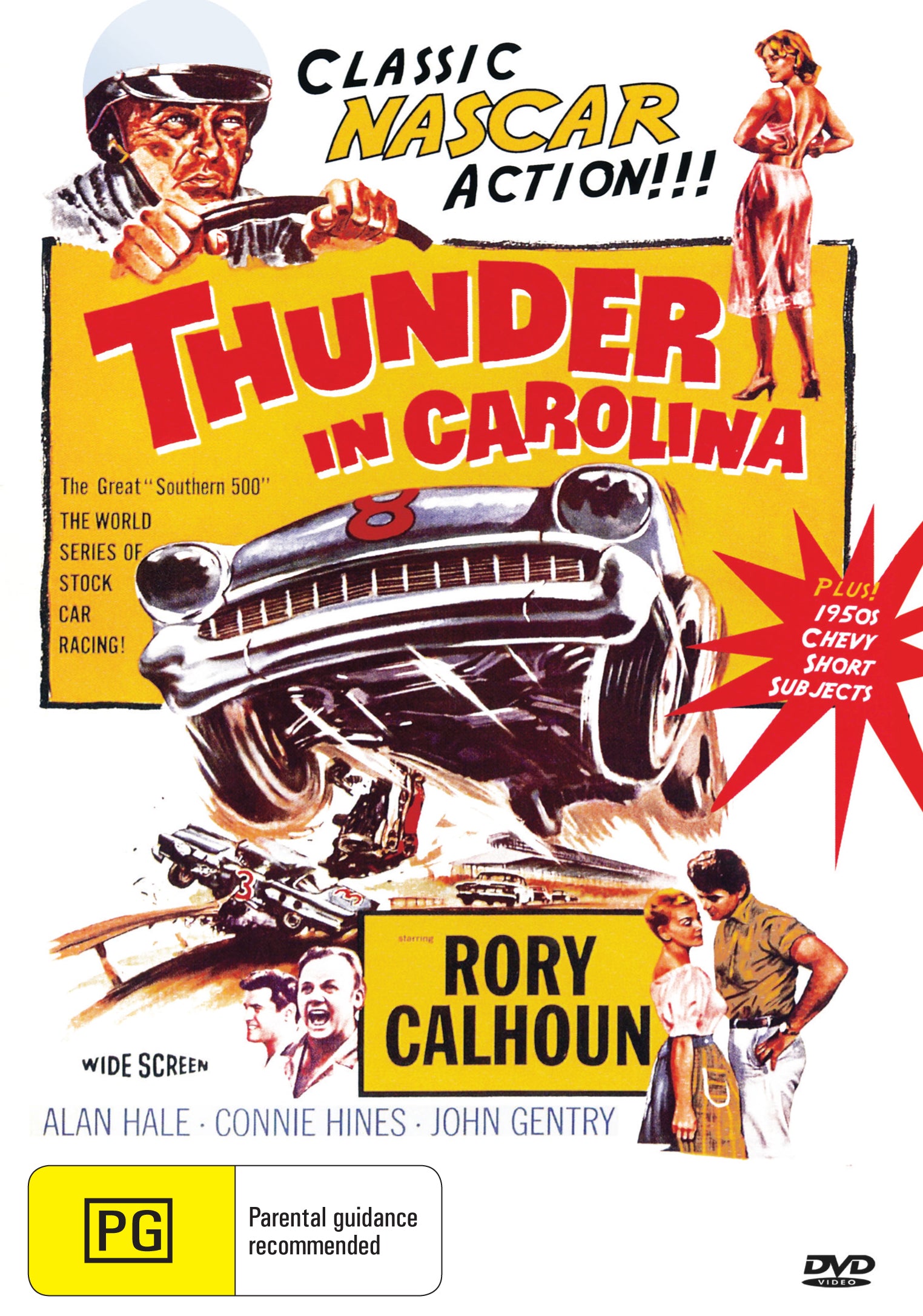 Buy Online Thunder in Carolina (1960) - DVD - Rory Calhoun, Alan Hale Jr | Best Shop for Old classic and hard to find movies on DVD - Timeless Classic DVD