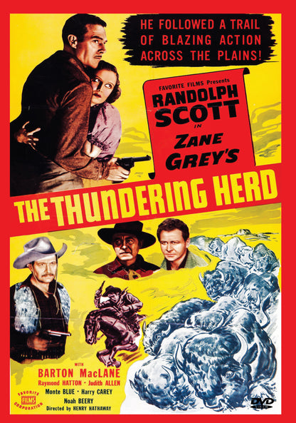 Buy Online The Thundering Herd (1933) - DVD - Randolph Scott, Judith Allen | Best Shop for Old classic and hard to find movies on DVD - Timeless Classic DVD