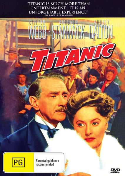 Buy Online Titanic (1953) - DVD - Clifton Webb, Barbara Stanwyck | Best Shop for Old classic and hard to find movies on DVD - Timeless Classic DVD