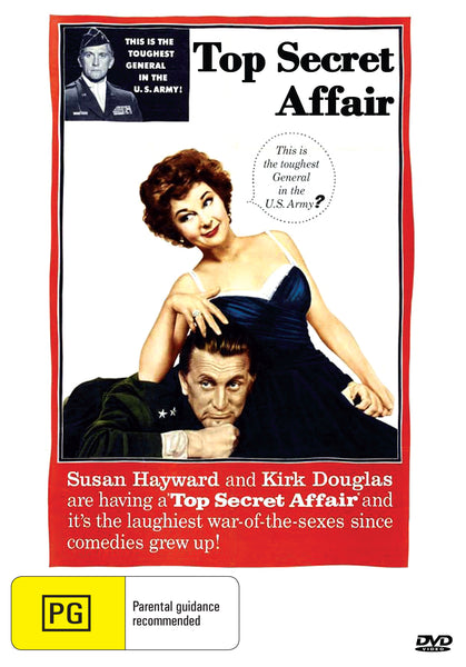 Buy Online Top Secret Affair (1957) - DVD - Susan Hayward, Kirk Douglas | Best Shop for Old classic and hard to find movies on DVD - Timeless Classic DVD