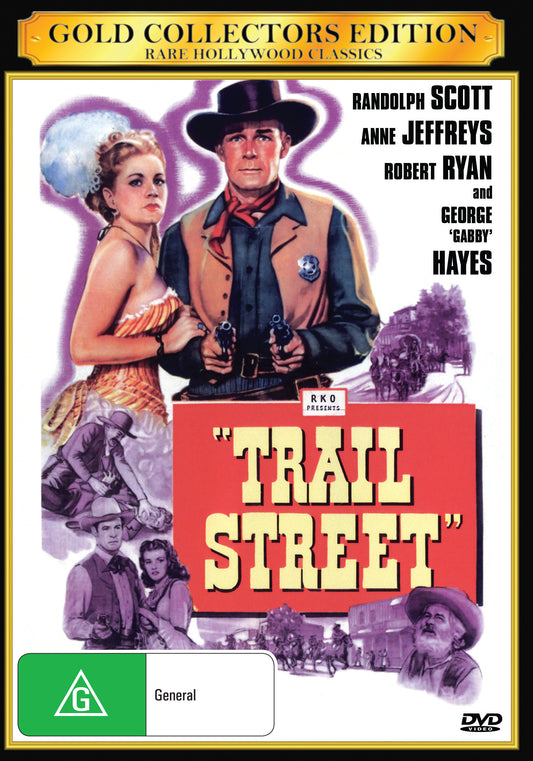 Buy Online Trail Street (1947) - DVD -  Randolph Scott, Robert Ryan | Best Shop for Old classic and hard to find movies on DVD - Timeless Classic DVD