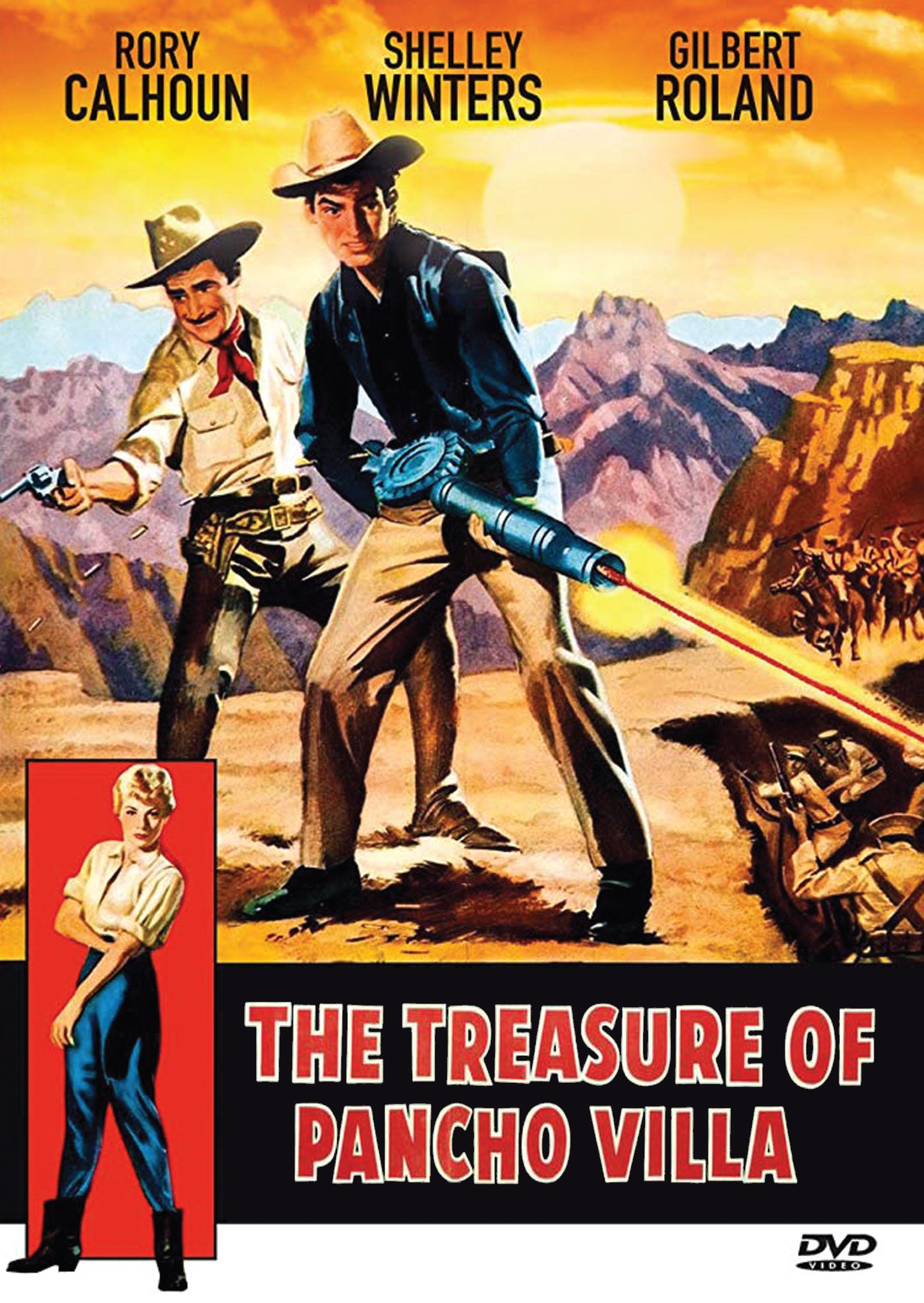 Buy Online The Treasure of Pancho Villa (1955) - DVD -  Rory Calhoun, Shelley Winters | Best Shop for Old classic and hard to find movies on DVD - Timeless Classic DVD