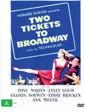 Buy Online Two Tickets to Broadway (1951) - DVD - Tony Martin, Janet Leigh | Best Shop for Old classic and hard to find movies on DVD - Timeless Classic DVD
