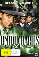 Buy Online The Untouchables Season 1 Vol 2 (1959-63) - DVD -  Robert Stack, Walter Winchell | Best Shop for Old classic and hard to find movies on DVD - Timeless Classic DVD