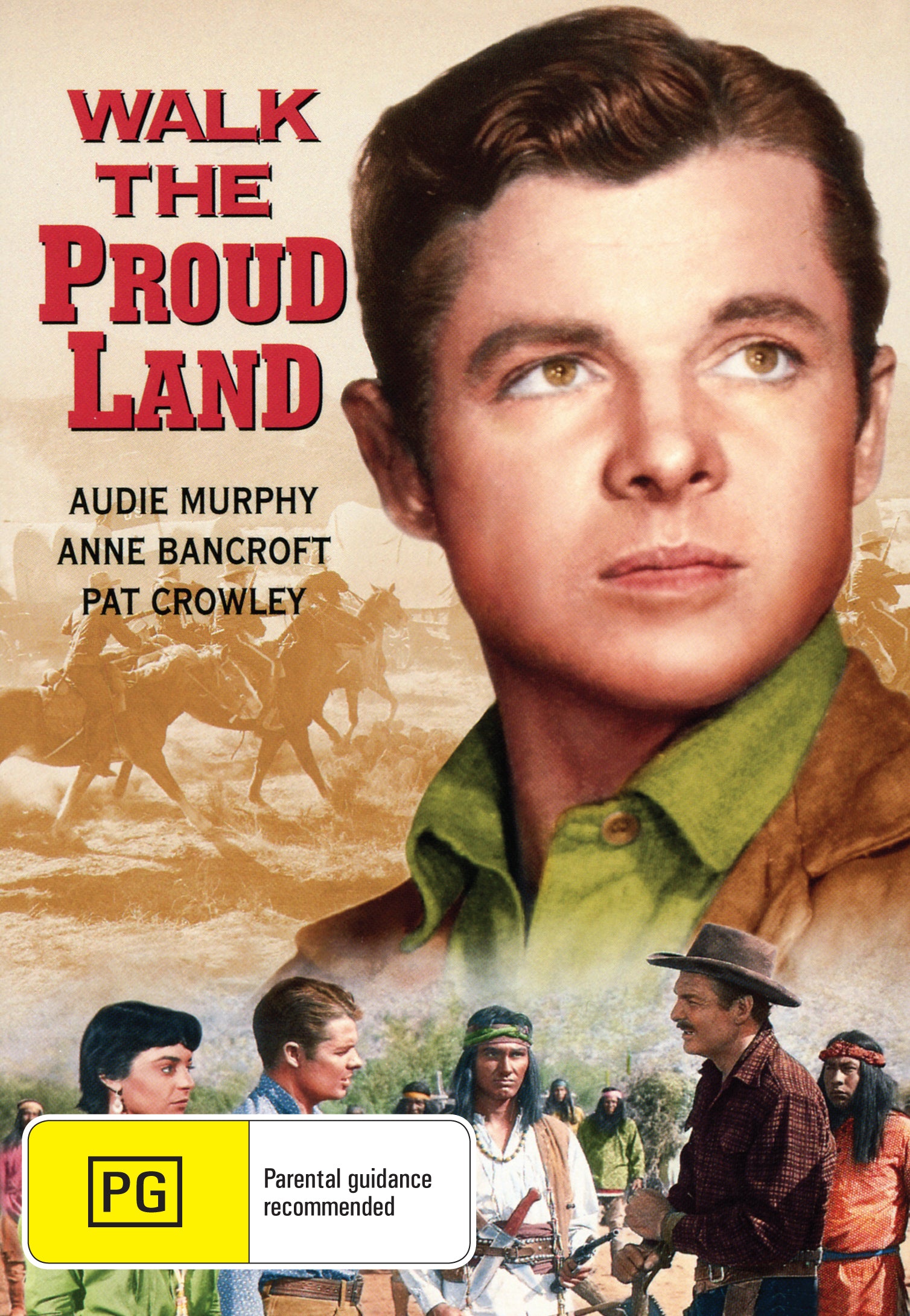 Buy Online Walk the Proud Land (1956) - DVD - Audie Murphy, Anne Bancroft | Best Shop for Old classic and hard to find movies on DVD - Timeless Classic DVD