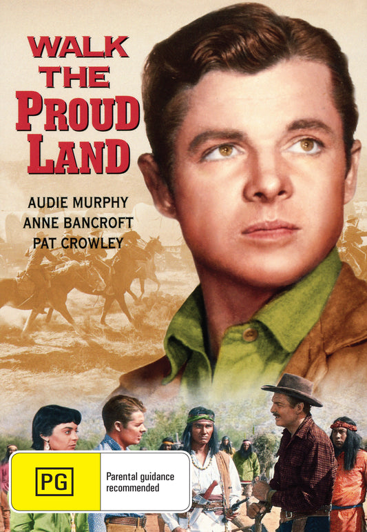 Buy Online Walk the Proud Land (1956) - DVD - Audie Murphy, Anne Bancroft | Best Shop for Old classic and hard to find movies on DVD - Timeless Classic DVD