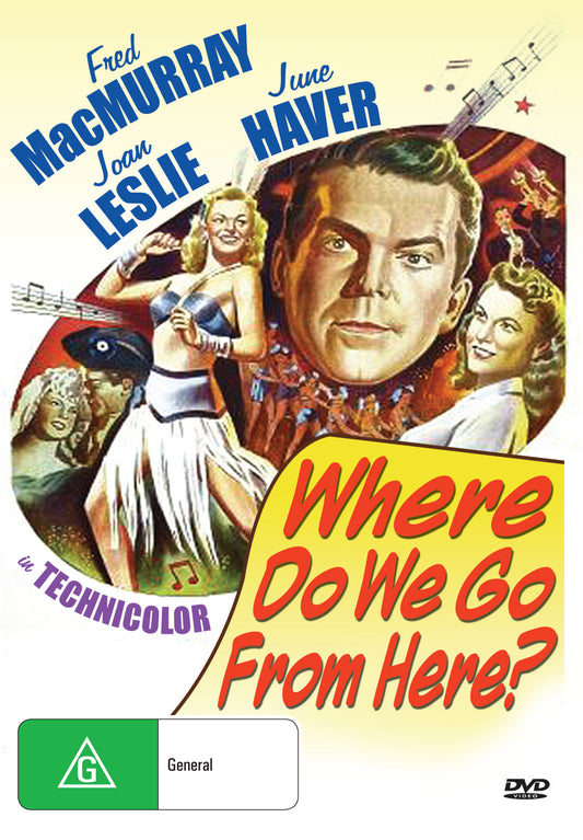 Buy Online Where Do We Go from Here? (1945) - DVD - Fred MacMurray, Joan Leslie | Best Shop for Old classic and hard to find movies on DVD - Timeless Classic DVD