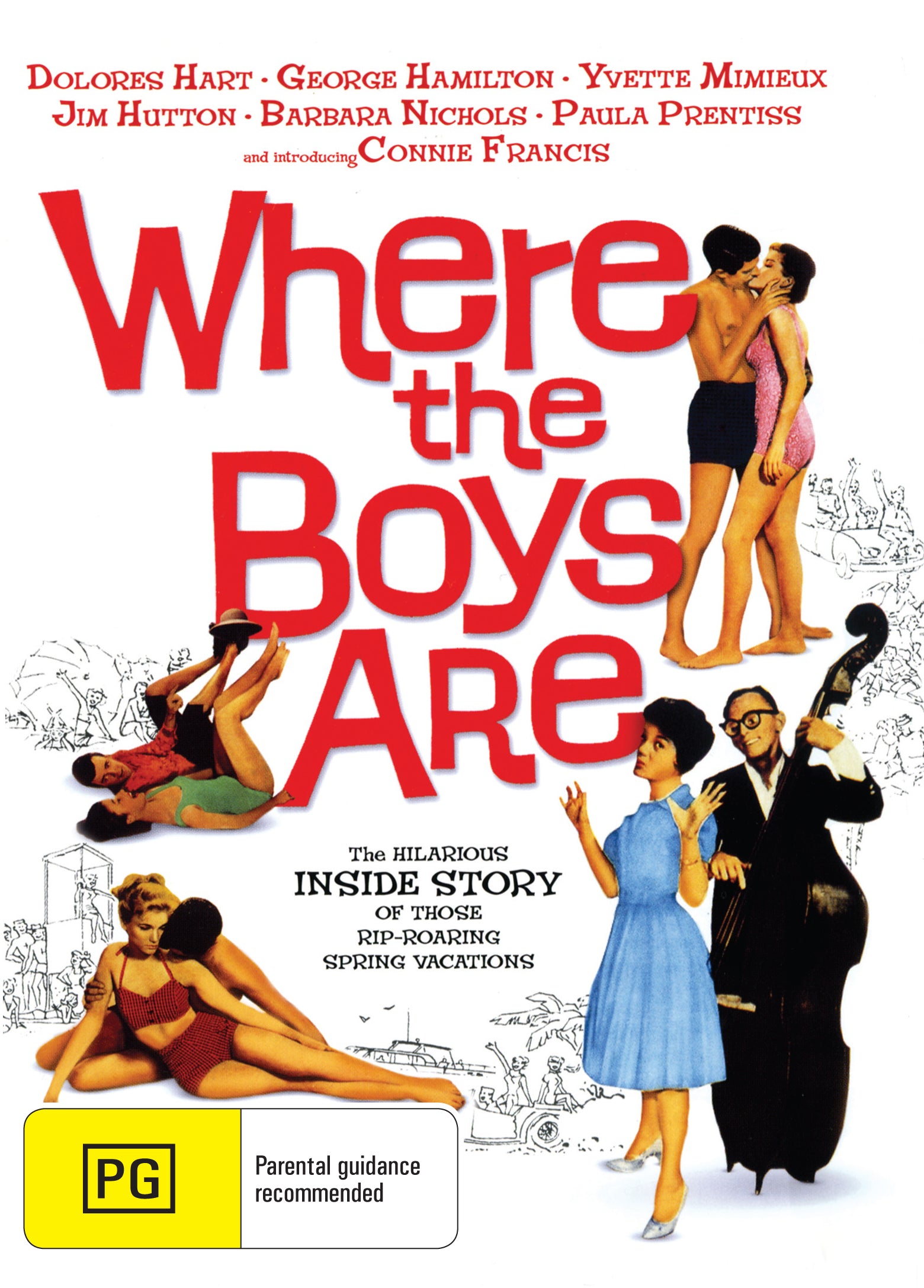 Buy Online Where the Boys Are (1960) - DVD -  Dolores Hart, George Hamilton | Best Shop for Old classic and hard to find movies on DVD - Timeless Classic DVD