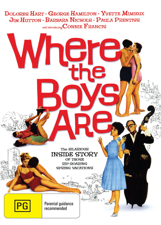 Buy Online Where the Boys Are (1960) - DVD -  Dolores Hart, George Hamilton | Best Shop for Old classic and hard to find movies on DVD - Timeless Classic DVD